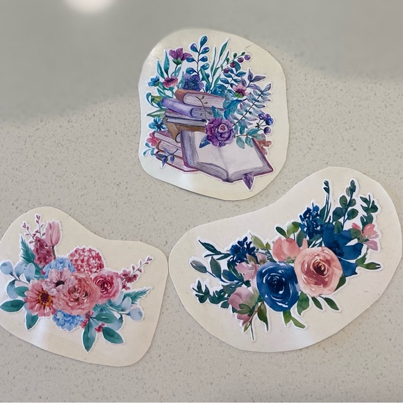 Floral Vinyl Sticker Set - Picture 3 of 6